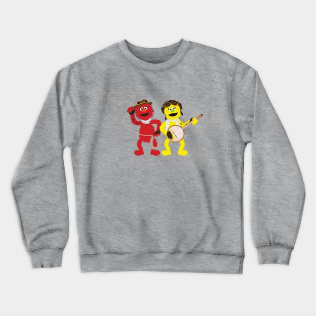 Zilo and Zila Crewneck Sweatshirt by GeekyImpresario